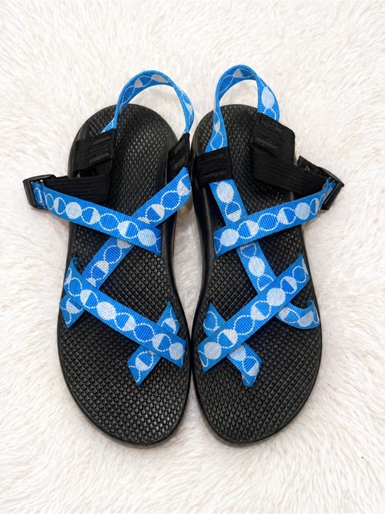 Chaco Shoes - Chaco Sandals Women’s Size 11 Blue Pattern Strappy Hiking Outdoor Comfort